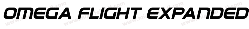Omega Flight Expanded Regular字体转换